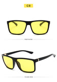 Square Sunglasses Men's Designer Classic Mirror Photochromic de sol MartLion   