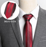 Men's Ties Formal Luxurious Striped Necktie Wedding Jacquard 6cm Ties Dress Shirt Accessories Bow Tie Mart Lion YJ-5-E16  