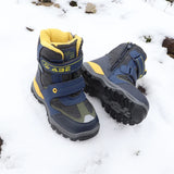 Cute eagle Boys Winter Boots Waterproof  Warm Wool Mid-Calf Children Snow Kids Winter Plush Rubber Boots MartLion   