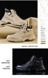  Lightweight Comfort Work Safety Boots Men's Anti-smash Anti-puncture Work Shoes Indestructible Protective MartLion - Mart Lion