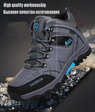 Winter Autumn Outdoor Boots Men's Shoes Adult Casual Ankle Rubber Anti-Skidding Snow Boots Work Footwear Sneakers Mart Lion   