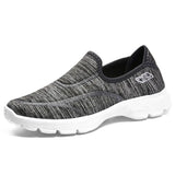 Women Flats Loafers Comfort Non-slip Ballerinas Cotton Soft Ladies Luxury Shoes Sneakers Footwear MartLion GRAY 36 