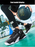 Men's Basketball Shoes Breathable Cushioning Non-Slip Wearable Sports Shoes Gym Training Athletic Basketball Sneakers for Women MartLion   