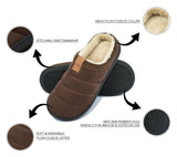 Home Soft Slippers Men's Winter Short Plush Slippers Non Slip Bedroom Fur Shoes Indoor Slippers Mart Lion   