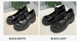 Lolita Shoes Women Mary Jane Shoes Vintage Girls Students JK Uniform High Heel Platform Shoes Cosplay MartLion   