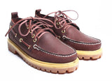 Genuine Leather Casual Shoes Docksides Boat Shoes Platform Unisex Lace up Driving Men's Loafers Mart Lion   