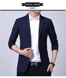 Spring Autumn Suits Men's Smart Casual Slim Fit Korean Solid Color Suits Professional Wear Blazer Jacket Mart Lion   