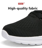 Trendy Black Green Air Sneakers Men's Shoes Non Slip Air Cushion Trainers Couple Flying Weaven Casual Mart Lion   