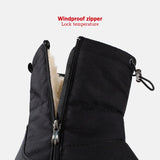 Winter High Boots Men's Outdoor Travel Snow Boots Zipper Non-slip Cotton Velvet Keep Warm Casual MartLion   