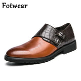 Wedding Formal Shoes Men's Leather Oxfords Slip On Party Dress Zapatos Hombre Mart Lion   