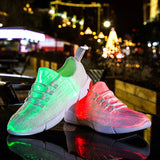 Luminous Sneakers Glowing Light Up Shoes for men women shoes White LED Sneakers Flashing Shoes with Light for Adult MartLion