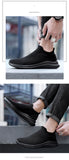 Light Men's Casual Sneakers Knit Mesh Socks Shoes Casual Light Walking Mart Lion   