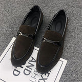 Men's Suede leather Loafers classic Moccasins Leather Casual Outdoor Driving Flats Shoes Mart Lion   