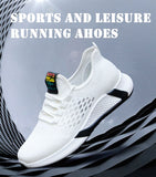 Fall Men's Sports Shoes Breathable Lace-up Mesh Casual Non-slip Running Tenis Maschirino Mart Lion   