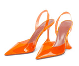 Transparent PVC Women Pumps Cup Heeled Summer Jelly Shoes Elegant High heels Party Prom MartLion   