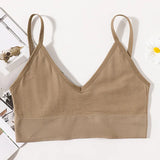 Seamless Bra Sports Bras For Women U-shape Back Crop Tops Female Bralette C Lingerie Brassiere Women MartLion khaki One Size XL