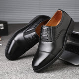 Faux Leather Shoes Men's Breathable Rubber Formal Dress Office Wedding Flats Footwear Mocassin Homme Mart Lion Slip-on Yellow Linin 5.5 