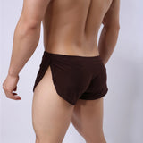 Male Panties Underwear Boxers Breathable Men Boxer  Side Split Underpants Shorts Sleepwear MartLion   