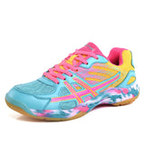 Badminton Shoes Breathable Badminton Sneakers Women Light Weight Tennis Training Volleyball MartLion YueFeng 3.5 