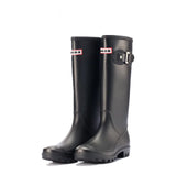 Non-slip Rain Boots Women Knee-High Water Waterproof Long Tube Rubber High Tube Galoshes Rain Shoes MartLion Black 36 