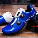 cycling shoes men's road Bicycle breathable self-locking Biking outdoor Sneakers Mart Lion   