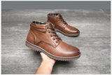 Winter Men Boots Lace Up Winter Shoes Lightweight Smart Casual Boots Ankle Boots Office Work Casual MartLion