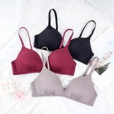 Seamless Bras for Women Push Up Bras No Wire Brassiere Bralette Three Quarters(3/4 Cup)  Lingerie MartLion   