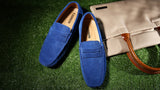 Men's Leather Loafers Casual Shoes Moccasins Slip On Flats Driving Mart Lion   