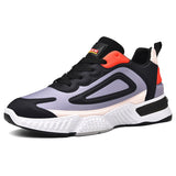 Men's Shoes Lac-up Casual Lightweight Tenis Walking Sneakers Breathable masculino Zapatillas Hombre Mart Lion Black orange 39 