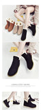 Woman Shoes Winter Warm Snow Boots Slip-On Soft Antiskid Female Short Ankle With Fur Mart Lion   