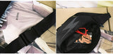  Hip Hop Men's Waist Bag Chest Reflective At Night Sports Phone Pouch Unisex Fanny Pack Shoulder Belt Pack Mart Lion - Mart Lion
