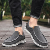 Men's Casual Shoes Breathable Canvas Shoes Loafers Vulcanized Outdoor Walking Sneakers Mart Lion   