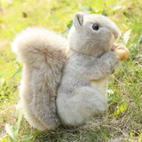 Simulation Hold Hazelnut Squirrel Plush Toy Stuffed lifelike Big Tail Squirrel Plushies For Kids Birthday Gift Garden Decor DOll MartLion   