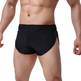 Male Panties Underwear Boxers Breathable Men Boxer  Side Split Underpants Shorts Sleepwear MartLion   