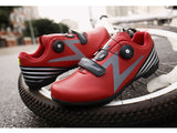 Couple Bicycle Shoes Road No-locking Cycling Women Outdoor Riding Sports Breathable Sneakers Flat Biking Mart Lion   