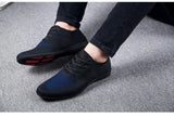 Men's Shoes Breathable Casual Sneakers Low Lace-up Mesh Flat Zapatillas Hombre MartLion   