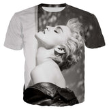 The Queen of Pop Madonna 3D Printed T-shirt Men's Women Casual Harajuku Style Hip Hop Streetwear Oversized Tops Mart Lion   