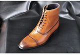Men's Boots Winter Warm Lace Up Versatile Leather Shoes Footwear MartLion   