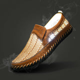 Men's Casual Shoes Summer Style Mesh Flats Loafer Creepers Casual High-End Very Mart Lion   