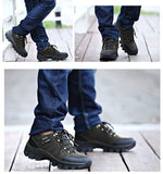 Men's Casual Shoes Brand Waterproof Sneakers Flats Couples Outdoor Hiking Mart Lion   