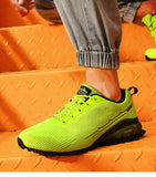 Breathable Mesh Trailing Running Shoes Men's Anti Slip Running Sneakers Outdoor Walking Footwears Mart Lion   
