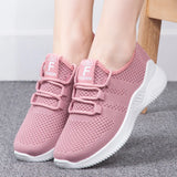 Autumn Women's Sports Shoes Platform Lace-up Casual Sneakers Tennis Lady Luxury Running MartLion   