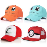 Anime Pokemon Baseball Cap Pikachu Hat Adjustable Pokemon Cosplay Hip Hop Cap Girls Boys Figures Toys Gifts for children MartLion   