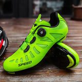 Couple Cycling Shoes Men's Road Bicycle Women Outdoor Sneakers Breathable Self-locking Unlocking Bike Mart Lion   