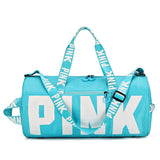Travel Bag Sports Gym Bag Printed Handbag Shoulder Bag Large-capacity Storage Backpack  Travel Bags  Travel  Mesh Mart Lion Sky Blue  