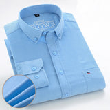100% Cotton Corduroy Shirt Men's Casual Long Sleeve Regular Fit Dress Pocket Mart Lion DXR-01 38 165CM 50KG 