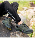 Winter Men Leather Casual Shoes Women Warm Fur Sneakers Lace Up Adult Footwear Plush Summer Walking Footwear Black Sole MartLion