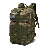 Camping Hiking Fishing Hunting Bag Nylon Waterproof Trekking Backpack Outdoor Military Rucksacks Tactical Sports 50L 1000D Mart Lion B  50L  
