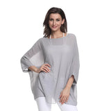 Women Blouses Style Batwing Casual Summer Blouse Shirt Woman MartLion picture color 9 4XL 