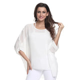 Women Blouses Style Batwing Casual Summer Blouse Shirt Woman MartLion picture color 6 4XL 